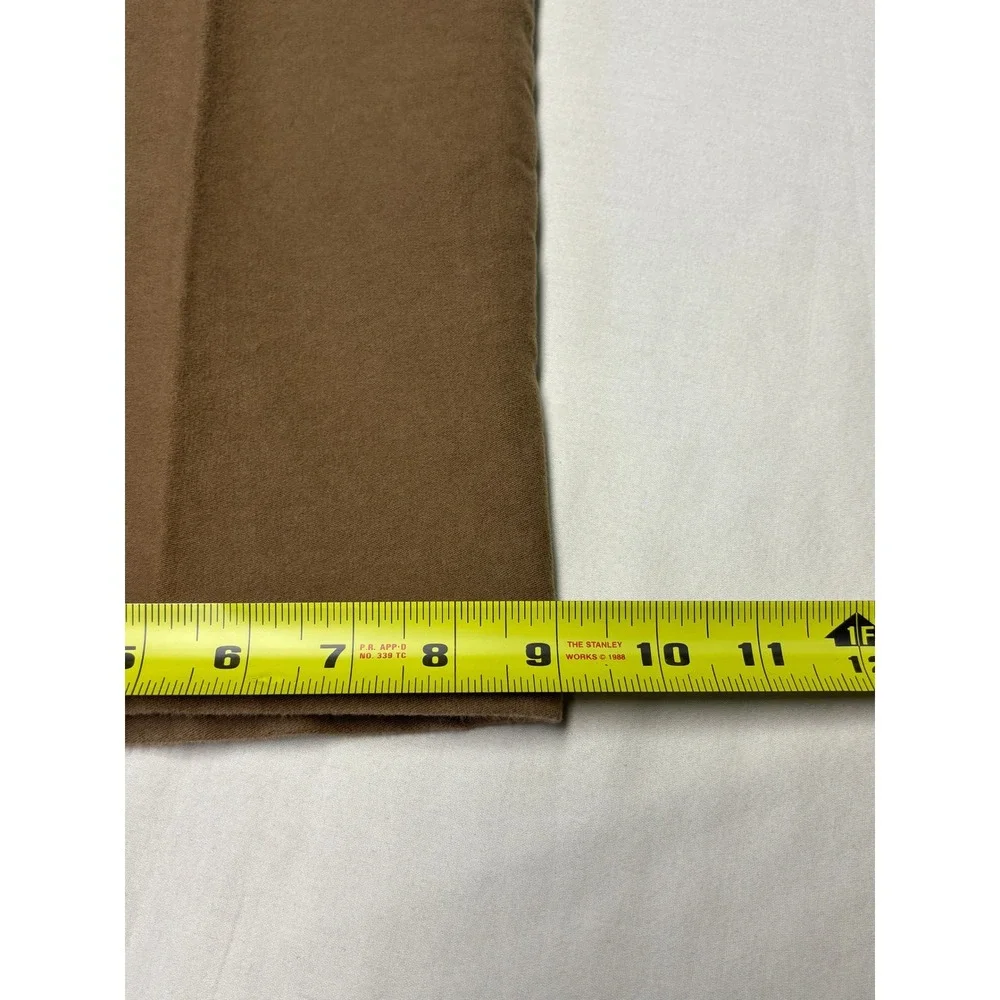 Brooks Brothers Hudson Chinos Mens 38x29 Brown 100% Cotton‎ Flat Front Pants